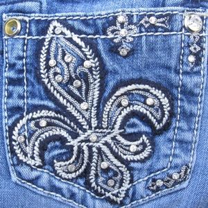 Size 16 Miss Me Girls Bootcut Jeans - Gently used!